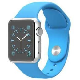 Apple Watch (Series 1) - Wifi Only - 42 mm - Aluminium Silver - Sport Band BLUE