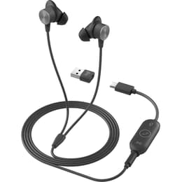 Logitech Zone Wired Earbuds Earbud Earphones - Black