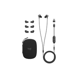 Logitech Zone Wired Earbuds Earbud Earphones - Black