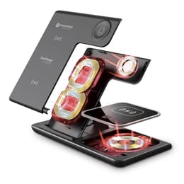 Powerp 3 In 1 Wireless Charging Station Foldable Smartphone Accessories