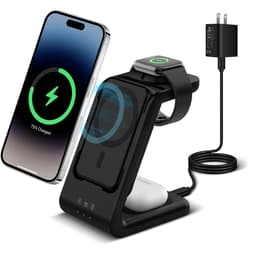 Powerp 3 In 1 Wireless Charging Station Foldable Smartphone Accessories