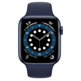Apple Watch (Series 6) September 2020 - Wifi Only - 40 mm - Aluminium Blue - Sport Band Blue