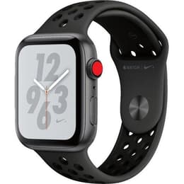 Apple Watch (Series 4) September 2018 - Cellular - 42 mm - Aluminium Space Gray - Sport Band Black