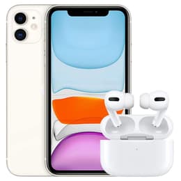 Bundle iPhone 11 + AirPods Pro - 64GB - White - Unlocked