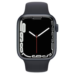 Apple Watch Series 7 (2021) GPS + Cellular 41 mm - Aluminium Midnight - Sport band Blue