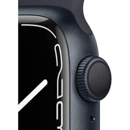 Apple Watch (Series 7) October 2021 - Cellular - 41 mm - Aluminium Midnight Blue - Sport band Midnight blue