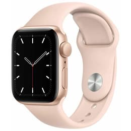 Apple Watch (Series SE) September 2020 - Cellular - 44 mm - Aluminium Gold - Sport band Pink
