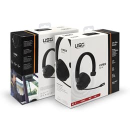 Usg Viper Wireless Noise cancelling Headphone Bluetooth with microphone - Black