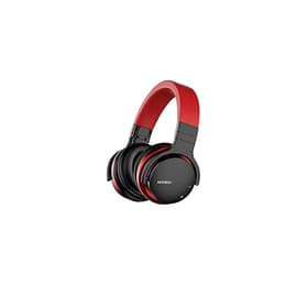 Movssou E7 Noise cancelling Headphone Bluetooth with microphone - Red