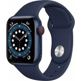 Apple Watch (Series 6) September 2020 - Cellular - 40 mm - Aluminium Blue - Sport Deep navy