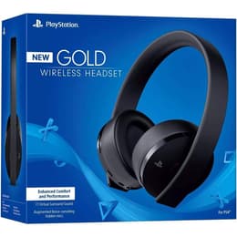 Sony PlayStation Gold Wireless Headset 7.1 Noise cancelling Gaming Headphone Bluetooth with microphone - Black