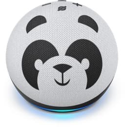 Amazon Echo Dot (4th Gen) Kids Edition with Parental Controls - Panda Bluetooth speakers - Black/White