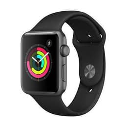 Apple Watch (Series 3) - Cellular - 38 mm - Aluminium Space Gray - Sport Band Black