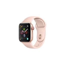 Apple Watch (Series 4) September 2018 - Cellular - 40 mm - Aluminium Gold - Pink Sport Band Pink