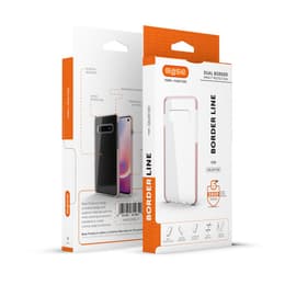 Samsung Galaxy S10 case - TPU - Clear/Pink