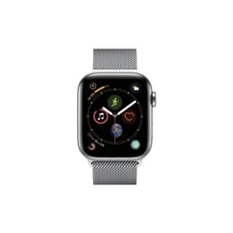 Apple Watch Series 4 (2018) GPS + Cellular 40 mm - Stainless steel Silver - Milanese loop Gray
