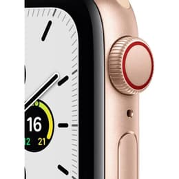 Apple Watch Series SE 1 (2020) GPS 44 mm - Aluminium Gold - Sport band Starlight