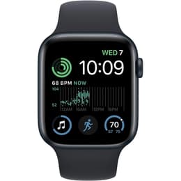Apple Watch (Series SE) September 2022 - Wifi Only - 40 mm - Aluminium Midnight - Sport band Black