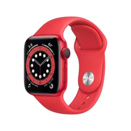 Apple Watch (Series 6) September 2020 - Wifi Only - 40 mm - Aluminium Red - Sport band Red