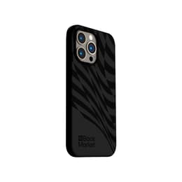 Back Market Case iPhone 13 Pro and protective screen - Natural material - Black Wave