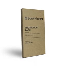 Back Market Case iPhone 16 Pro Max and protective screen - GRS 4.0 Recycled plastic - Transparent