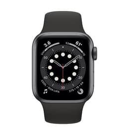 Apple Watch (Series 6) September 2020 - Cellular - 40 mm - Aluminium Space gray - Sport Band Black
