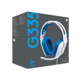 Logitech G335 Noise cancelling Gaming Headphone with microphone - White