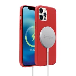 iPhone 12 Pro Max case - Leather - Red