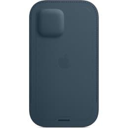 Apple Sleeve iPhone 12 Pro Max - Leather Baltic Blue