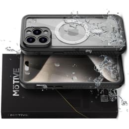 iPhone 15 Pro Max case 360 and protective screen - TPU - Black