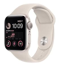 Apple Watch (Series SE) 2022 - Wifi Only - 40 mm - Aluminium White - Sport band White