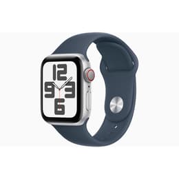 Apple Watch (Series SE) September 2022 - Cellular - 40 - Aluminium Silver - Sport band Blue