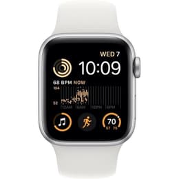Apple Watch Series SE 2 (2022) GPS 40 mm - Aluminium Silver - Sport band White