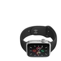 Apple Watch Series 5 (2019) GPS 44 mm - Aluminium Silver - Sport band Black