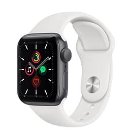 Apple Watch Series 4 (2018) GPS 44 mm - Aluminium Space Gray - Sport band White