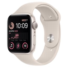 Apple Watch (Series SE) September 2022 - Wifi Only - 40 mm - Aluminium Starlight - Sport band Pink