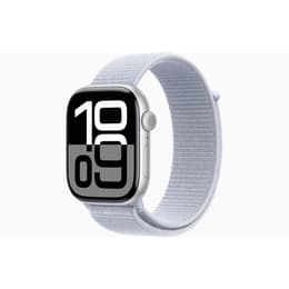 Apple Watch Series 10 (2024) GPS + Cellular 46 mm - Aluminium Silver - Sport loop Blue