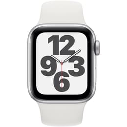 Apple Watch (Series SE) September 2020 - Cellular - 40 mm - Aluminium Silver - Sport loop White
