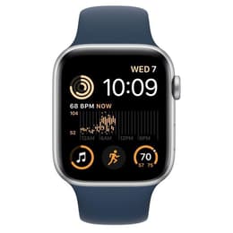 Apple Watch (Series SE) September 2020 - Cellular - 40 mm - Aluminium Silver - Sport band Blue