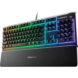 Keyboard QWERTY Backlit Keyboard SteelSeries Apex 3