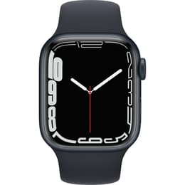 Apple Watch (Series 7) October 2021 - Wifi Only - 41 mm - Aluminium Black - Sport band Black