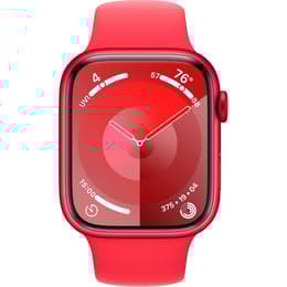 Apple Watch Series 9 (2023) GPS 41 mm - Aluminium Red - Sport band Red