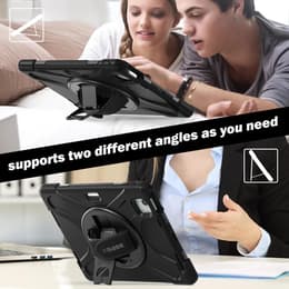 Heavy Duty Case for iPad Air 11 2024/2025 w/ Hand Strap, Shoulder Strap & Kickstand