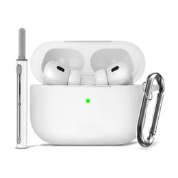 White Silicone Case Cover AirPods Pro 1 & 2