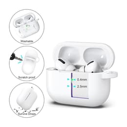 White Silicone Case Cover AirPods Pro 1 & 2