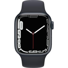 Apple Watch (Series 7) October 2021 - Wifi Only - 41 - Aluminium Black - Sport band Black