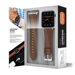Full-Grain Leather Watch Band for Apple Series 1/2/3/4/5/6/7/SE - Small (38/40/41mm) - Brown
