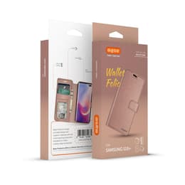 Galaxy S10 Plus case - Leather - Rose