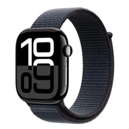 Apple Watch Series 10 (2024) GPS + Cellular 46 mm - Aluminium Jet Black - Sport loop Gray