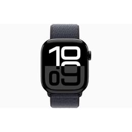 Apple Watch Series 10 (2024) GPS + Cellular 46 mm - Aluminium Jet Black - Sport loop Gray